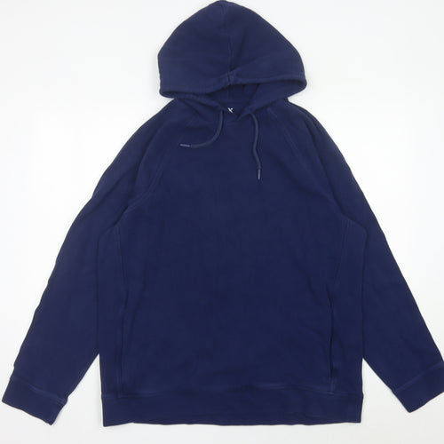 FLX Men’s Blue Pullover Hoodie XL Cotton Long Sleeve Casual