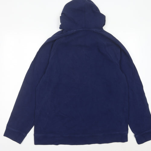 FLX Men’s Blue Pullover Hoodie XL Cotton Long Sleeve Casual