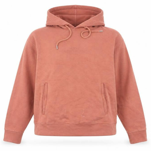MSCH Copenhagen Womens Pink Pullover Hoodie S Long Sleeve Casual