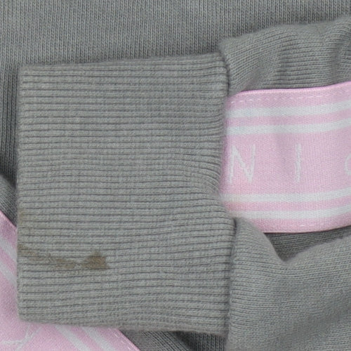 Pink Soda Women’s Grey Hoodie UK 8 Hooded Pullover Sweatshirt