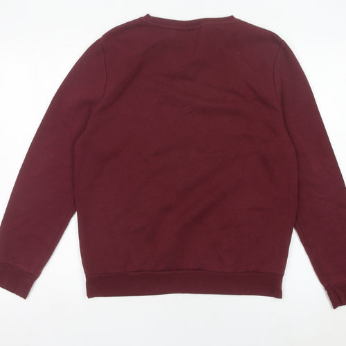 Harry Potter Womens Burgundy Sweatshirt Small UK 10/12 Pullover Crew Neck