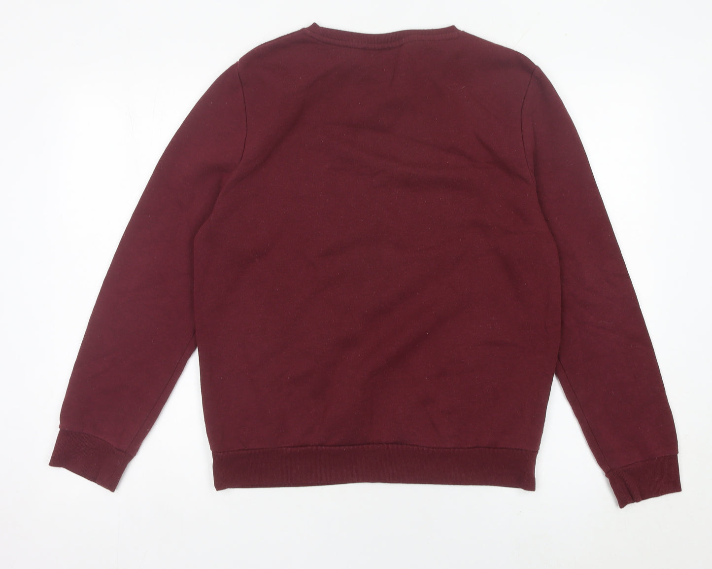 Harry Potter Womens Burgundy Sweatshirt Small UK 10/12 Pullover Crew Neck