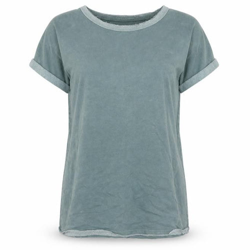 Silence + Noise Women’s Green T-Shirt Dress Size L Cotton Blend