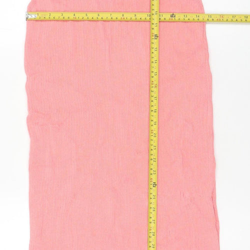 Et Vous Women’s Pink Knit Shift Dress Size M Sleeveless Round Neck