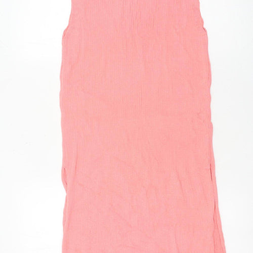 Et Vous Women’s Pink Knit Shift Dress Size M Sleeveless Round Neck