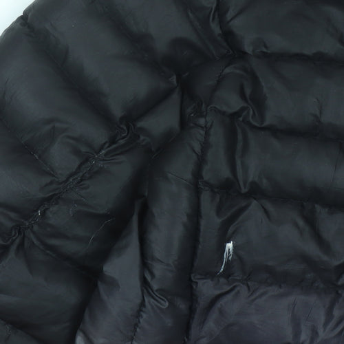 Kings Will Dream Boys Black Grey Puffer Jacket 14-15 Yrs Hooded Winter Coat