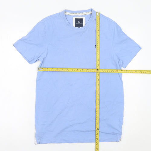 Crew Clothing Company Men's Blue Small Regular Fit Cotton T-Shirt