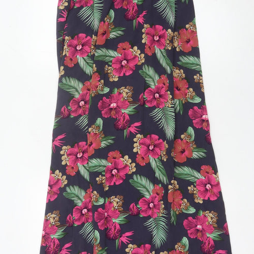 Rip Curl Womens Multicoloured Floral Maxi Dress Size 10 Strapless Summer
