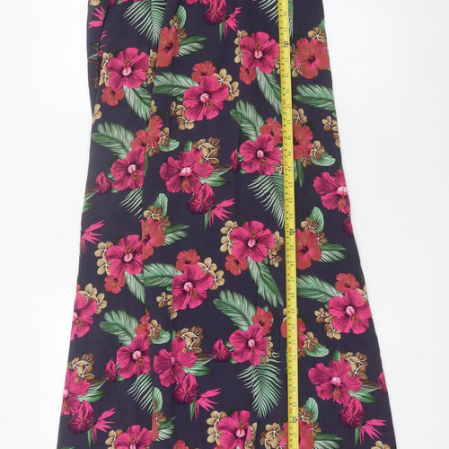 Rip Curl Womens Multicoloured Floral Maxi Dress Size 10 Strapless Summer