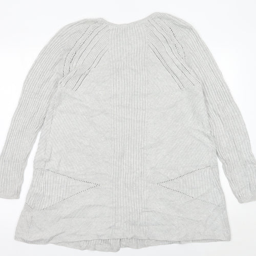 Marks and Spencer Women’s Grey Knitted Cardigan Size M