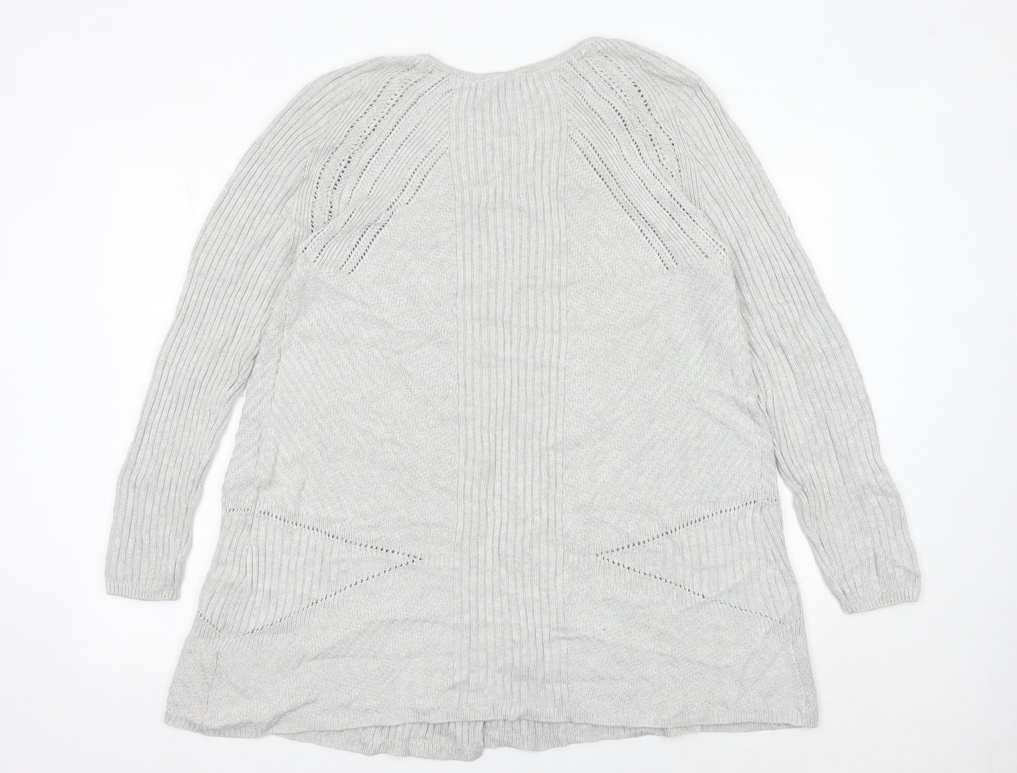 Marks and Spencer Women’s Grey Knitted Cardigan Size M