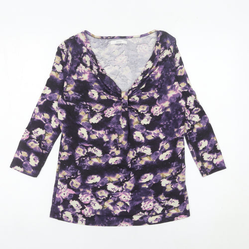 Marks and Spencer Women’s Multicoloured Floral Tunic Blouse UK 8