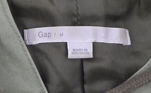 Gap Men’s Green Parka Jacket M Hooded Cotton Casual Workwear