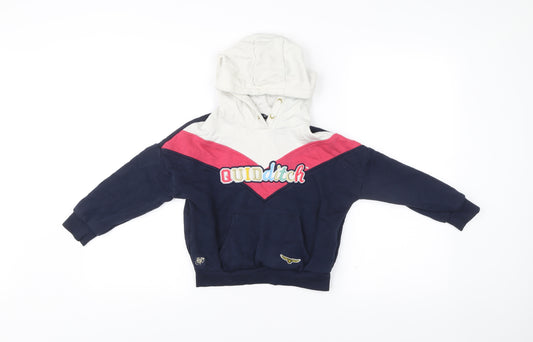 Marks and Spencer Girls Harry Potter Quidditch Hoodie 6-7Y Multicoloured Pullover