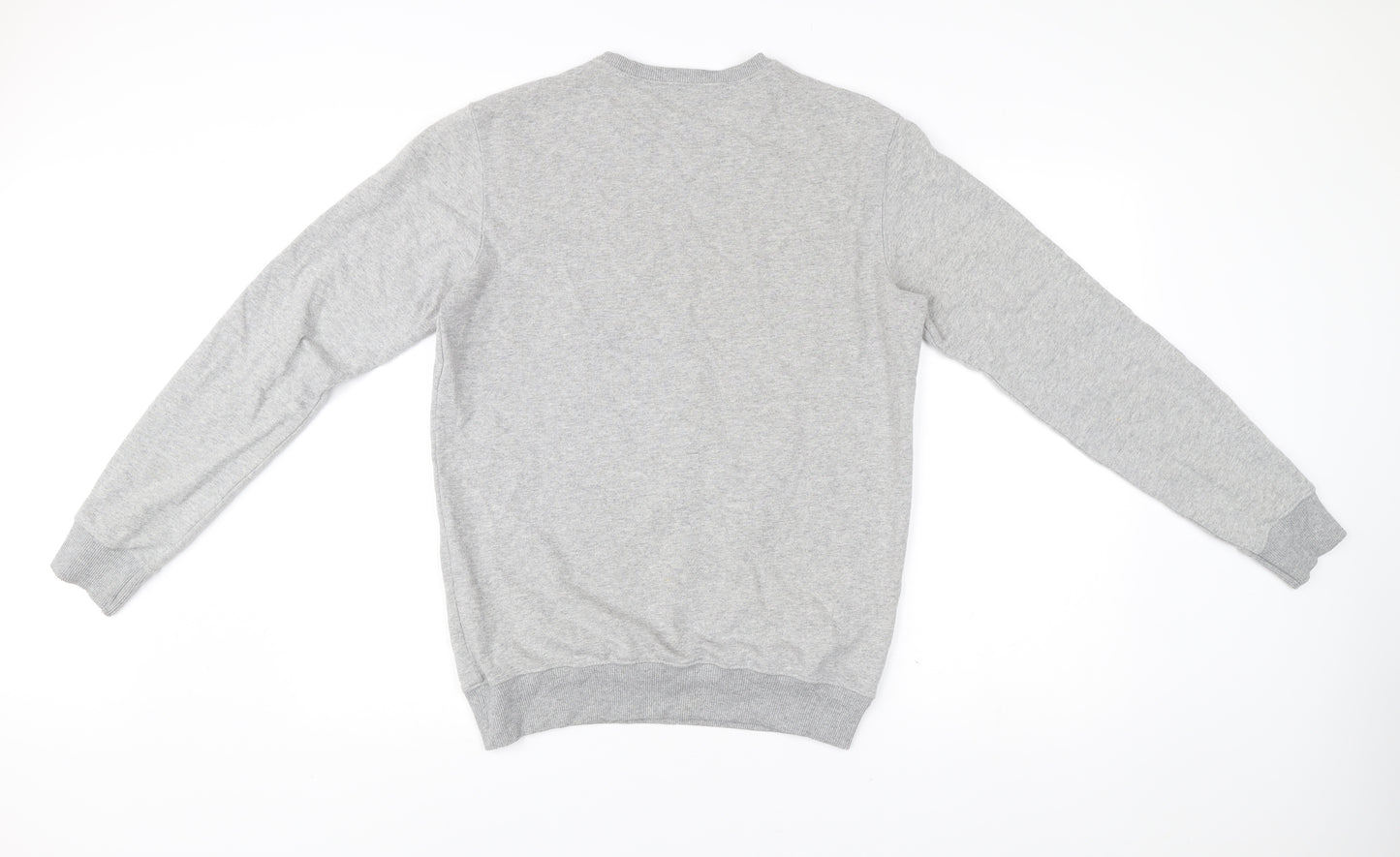 Pull&Bear Men's Grey Graphic NY Sweatshirt Size M Regular Fit