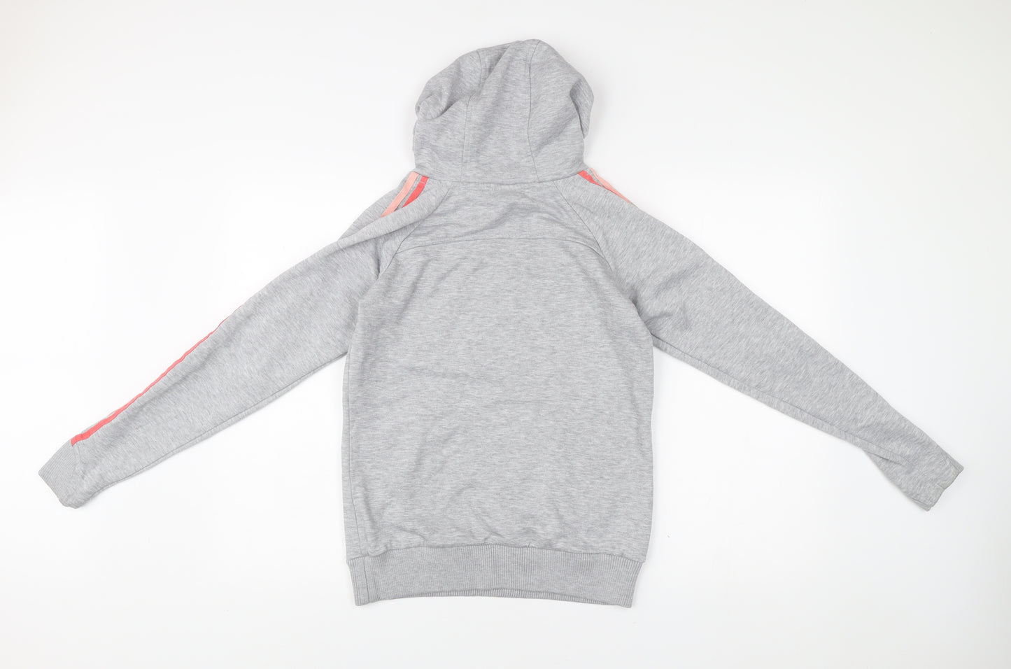 Lonsdale Teens Grey Pullover Hoodie Size 8 Logo Sportswear