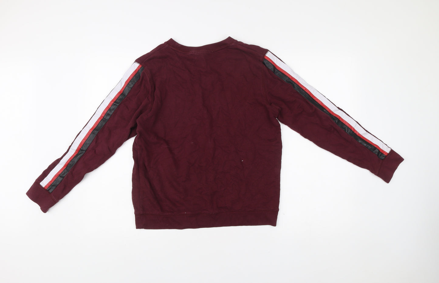 Victoria's Secret PINK Women Red Sweatshirt Size S Logo Pullover