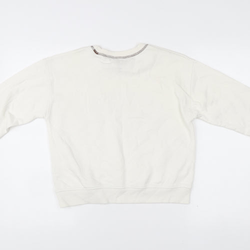 New Look Girls White Arizona Sweatshirt Age 12-13 Graphic Pullover