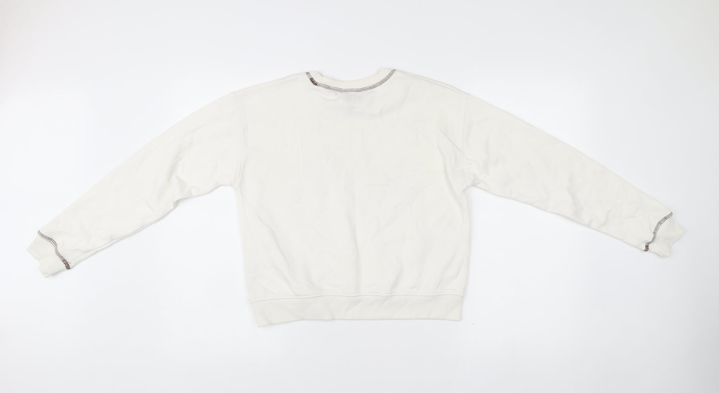 New Look Girls White Arizona Sweatshirt Age 12-13 Graphic Pullover