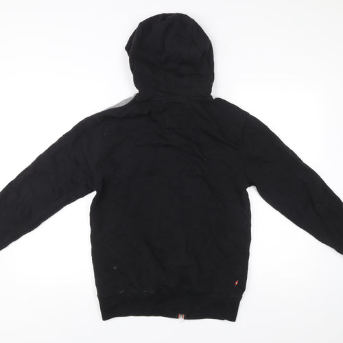 Luke Sport Men’s Black Grey Full Zip Hoodie Size S Cotton