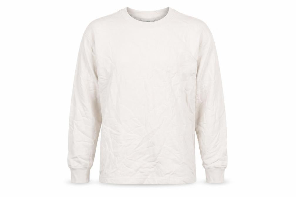 Front view of Marks & Spencer Men’s Ivory M Pullover Sweatshirt Regular Fit