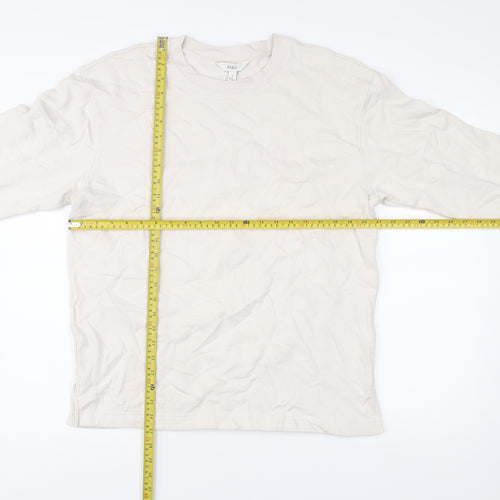 Marks and Spencer Men’s Ivory M Pullover Sweatshirt Regular Fit