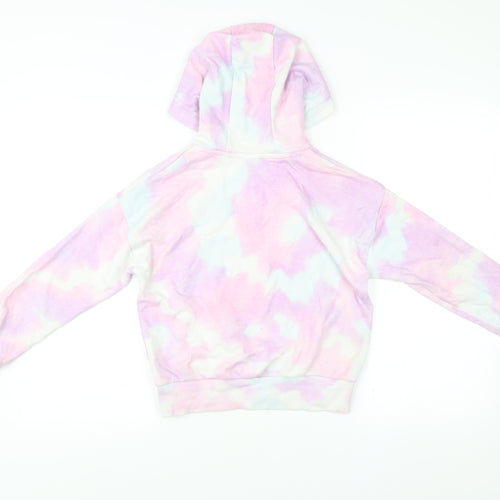Disney Girls Multicoloured Tie-Dye Lilo & Stitch Pullover Hoodie 10-11Y
