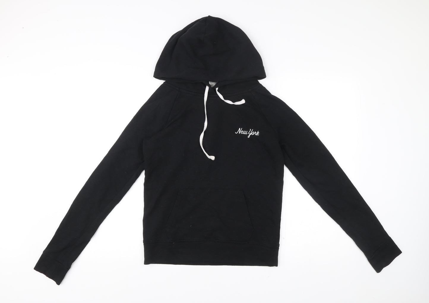 Victoria’s Secret PINK Women’s Black Pullover Hoodie S Sequin Logo