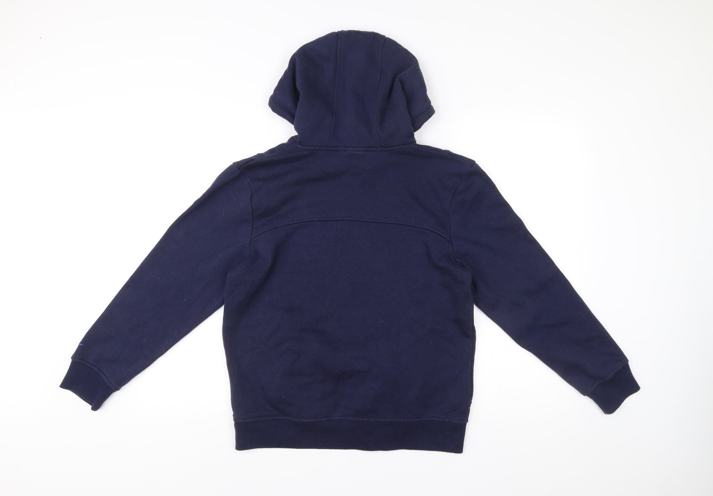 LA Gear Womens Navy Hoodie Size 10 Pullover Cotton Blend