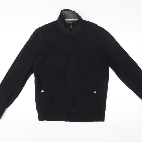 Banana Republic Men's Black Small Quilted Cotton Jacket