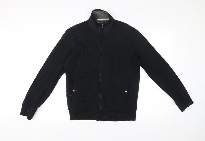 Banana Republic Men's Black Small Quilted Cotton Jacket