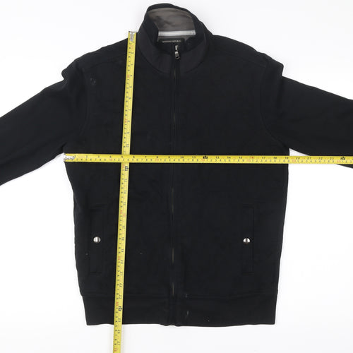 Banana Republic Men's Black Small Quilted Cotton Jacket