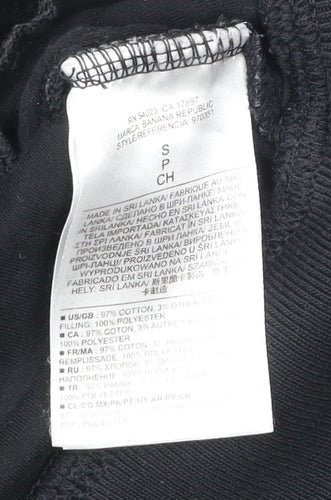 Banana Republic Men's Black Small Quilted Cotton Jacket