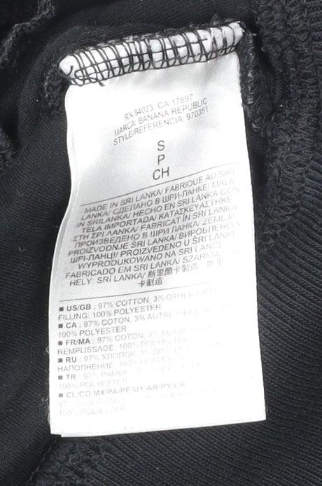 Banana Republic Men's Black Small Quilted Cotton Jacket