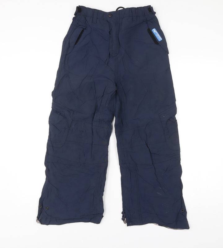 Next Boys Blue 11-12 Years Snow Pants Skiwear Trousers Waterproof