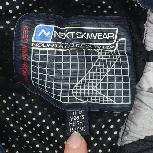 Next Boys Blue 11-12 Years Snow Pants Skiwear Trousers Waterproof