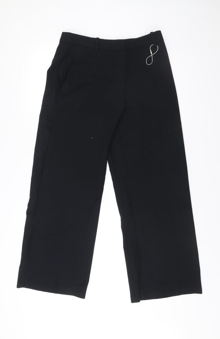 Marks and Spencer Womens Black Size 12 Slim Work Trousers