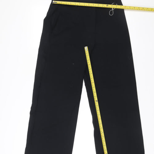 Marks and Spencer Womens Black Size 12 Slim Work Trousers