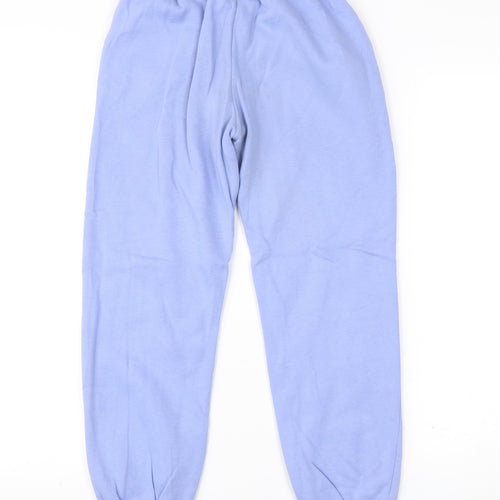 Disney Stitch Girls Blue Jogger Sweatpants 11-12 Years Primark Cotton Blend