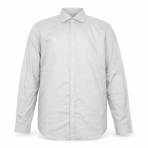 John Lewis Men’s Grey Slim Fit Dress Shirt 16in Collar Business Formal