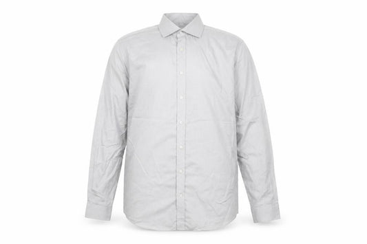 John Lewis Men’s Grey Slim Fit Dress Shirt 16in Collar Business Formal
