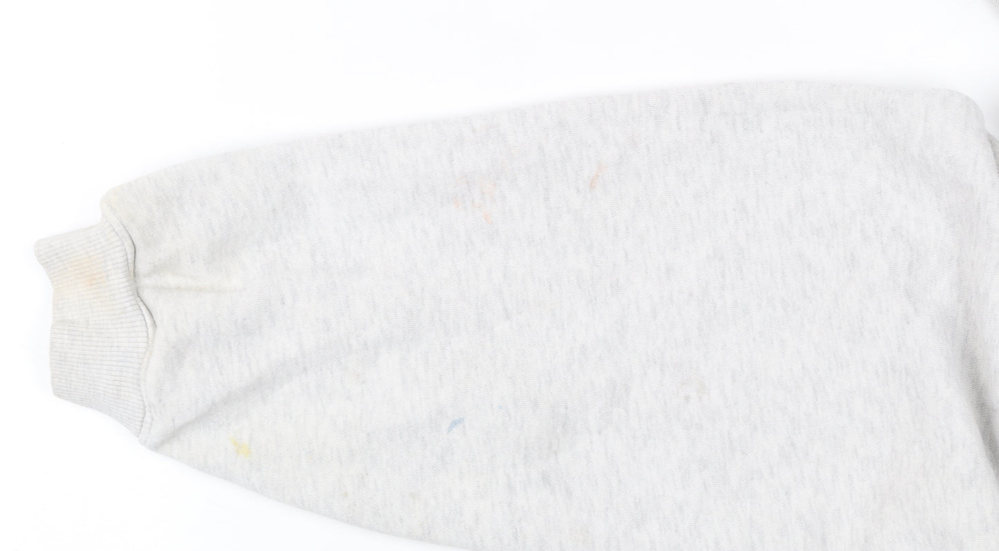 Kaiia Womens Grey Pullover Sweatshirt Size 12 San Francisco Logo