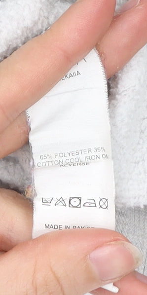 Kaiia Womens Grey Pullover Sweatshirt Size 12 San Francisco Logo