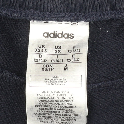 Adidas Womens Blue XS Jogger Sweatpants Activewear Trousers