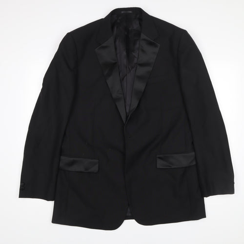 Brook Taverner Men’s Black 42L Tuxedo Jacket Shawl Lapel Formal