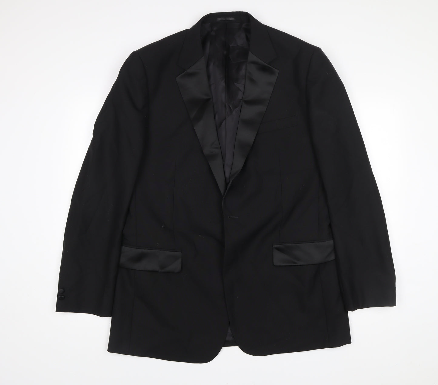 Brook Taverner Men’s Black 42L Tuxedo Jacket Shawl Lapel Formal