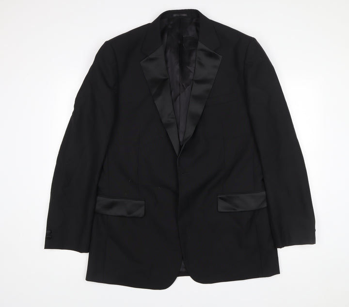 Brook Taverner Men’s Black 42L Tuxedo Jacket Shawl Lapel Formal