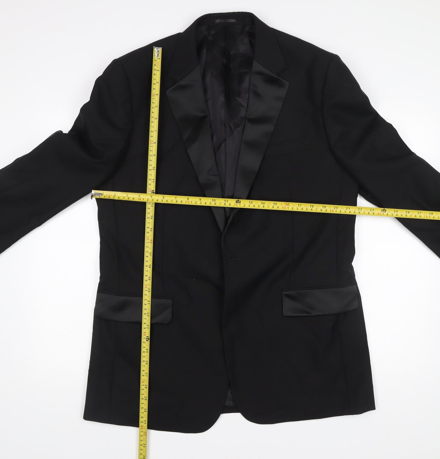 Brook Taverner Men’s Black 42L Tuxedo Jacket Shawl Lapel Formal
