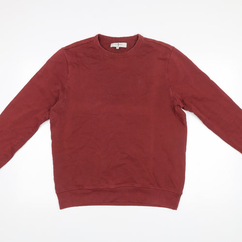 Jasper Conran Men’s Red Cotton Crew Neck Sweatshirt Size M