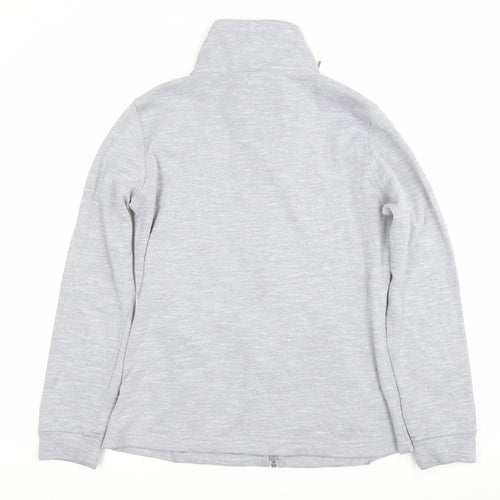 Regatta Womens Grey Full Zip Hoodie Sweatshirt Size 14 Outdoor Jacket
